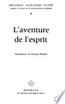 Mélanges Alexandre Koyré, publiés à l'occasion de son soixante-dixième anniversaire