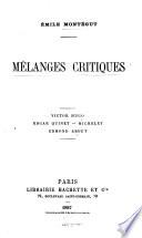 Mélanges critiques