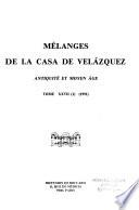 Mélanges de la Casa de Velázquez