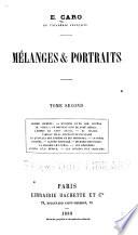 Mélanges et portraits