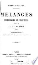 Mélanges historiques et politiques