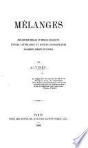 Mélanges