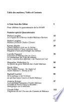 Mélanges Malraux Miscellany