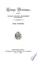 Mélanges occitaniques, recueil politique, religieux, philosophique et littéraire