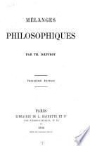 Mélanges philosophiques