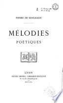 Mélodies poétiques