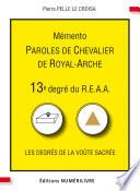 Mémento 13e degré du R.E.A.A.