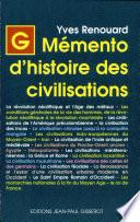 Mémento d'histoire des civilisations