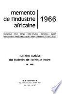 Mémento de l'industrie africaine