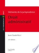 Mémento de la jurisprudence Droit administratif