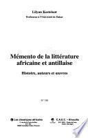 Mémento de la littérature Africaine et Antillaise