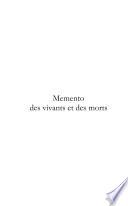 memento des vivants et des morts