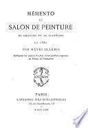 Mémento du Salon de peinture, de gravure et de sculpture en 1880