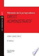 Memento Jurisprudence administrative