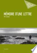 Mémoire d'une lettre