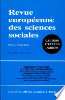 Mémoire et savoirs à l'ère de l'information : XIVe colloque annuel du Groupe d'étude Pratiques sociales et théories : actes