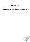 Mémoire ser les Huiles de Pétrole