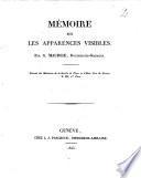 Mémoire sur les apparences visibles