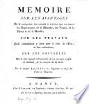 Mémoire sur les avantages de la navigation des canaux et rivere qui traversent les départements de la Meurthe, des Vosges, de la Meuse et de la Moselle ...