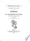 Mémoire sur les phénomenès rotatoires opérés dans le cristal de roche