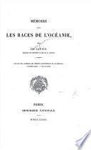 MEMOIRE SUR LES RACES DE L'OCEANIE