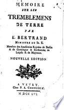 Mémoire sur les tremblemens de terre