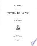 Mémoire sur quelques papyrus du Louvre