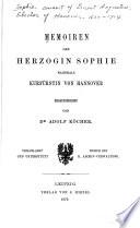 Memoiren der Herzogin Sophie, nachmals Kurfurstin von Hannover