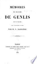 Mémoires ... Avec avant-propos et notes par M. Fs. Barrière. [An abridgment.]