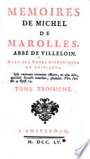 Memoires avec des notes historiques et critiques (par C. P. Goujet).