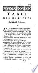 Memoires chronologiques pour servir a l'histoire prophane de l'Europe depuis 1600 jusqu'en 1716