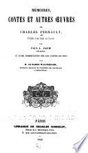 Mémoires, contes et autres œuvres de Charles Perrault