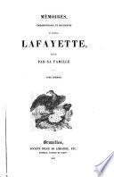 Mémoires, correspondance et manuscrits du général Lafayette: Révolution d'Amerique