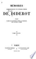 Mémoires, correspondance et ouvrages inédits de Diderot