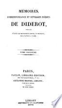 Mémoires, correspondance et ouvrages inédits de Diderot: Lettres à Mademoiselle Voland, de 1759 à 1774 [suite] Voyage à Bourbonne et à Langres, 1770. Correspondance avec Falconet; lettres sur le désir de transmettre son nom à la postérité