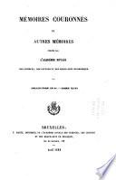 Mémoires couronnés et autres mémoires