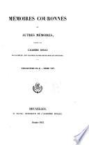 Mémoires couronnés et autres mémoires