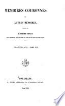 Mémoires couronnés et autres mémoires publiés par l'Académie royale des sciences, des lettres et des beaux-arts de Belgique