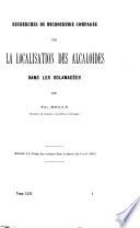 Mémoires couronnés et autres mémoires publiés par l'Académie royale des sciences, des lettres et des beaux-arts de Belgique