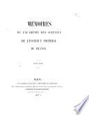 Mémoires couronnés et mémoires des savants étrangers