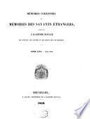 Mémoires couronnés par l'Académie royale des sciences et belles-lettres de Bruxelles
