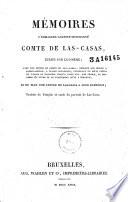 Mémoires d'Emmanuel-Auguste-Dieudonné comte de Las Casas