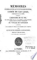 Mémoires d'Emmanuel-Auguste-Dieudonné, comte de Las Casas [sic]