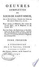 Mémoires d'état et militaires du règne de Louis XIV