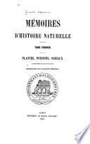 Mémoires d' histoire naturelle