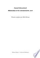 Mémoires d'un anarchiste juif