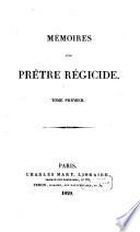 Mémoires d'un prêtre régicide