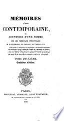 Mémoires d'une contemporaine i.e. Elzelina van Aylde Jonghe , ou Souvenirs d'une femme sur les principaux personnages de la République, du Consulat, de l'Empire, etc. Tom. 1, 2 edited by A. Lesourd; tom. 3-8 edited and mainly written by A. Malitourne, with contributions by A. Pichot, J. E. C. Nodier, and C. M. Catherinet de Villemarest