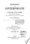 Mémoires d'une contemporaine; ou, Souvenirs d'une femme sur les principaux personnages de la république, du consulat, de l'empire