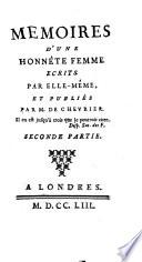 Memoires d'une honnête femme